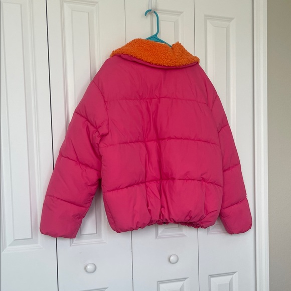 Urban outfitters Pink and Orange Puffer Jacket - Picture 4 of 4